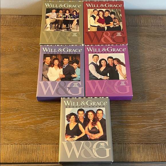 NBC Home Other - Will & Grace DVD Box Sets - Seasons 1, 3, 5, 6 and 7